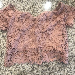 Charlotte rouse layered crop top